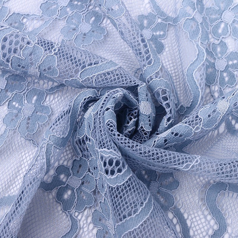 Lace Fabric Floral Polyester for Women's Wear Wholesale Supplier 8